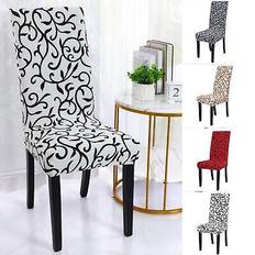 Loose Chair Covers on sale Unique Bargains Stretch print short Loose Chair Cover Brown