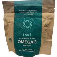 IWI omega-3 made from algae, softgels 120