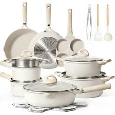 Non-stick Cookware Sets Carote - Cookware Set with lid 21 Parts