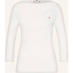 Tommy Hilfiger Baumwolle Blusen Tommy Hilfiger Shirt mit 3/4-Arm WEISS