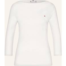 Tommy Hilfiger Dame Bluser Tommy Hilfiger Slim Cody Boat-Nk Shirt - Navy/Rød/Hvid
