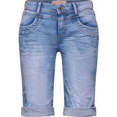 Damen - W36 Shorts Street One Jeans Bermuda Shorts - Blue