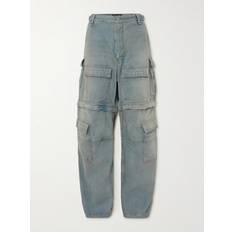 Balenciaga Jeans Balenciaga Mid-rise cargo jeans blue