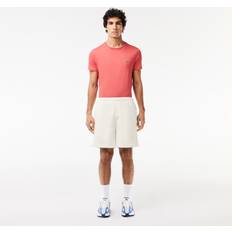 Lacoste Beige Byxor & Shorts Lacoste Short Flour - Valkoinen