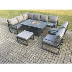 Garden & Outdoor Furniture Fimous Aluminium Corner Patio Dining Set