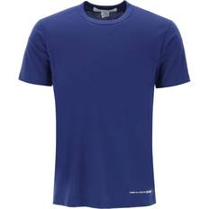 Comme des Garçons Tøj Comme des Garçons Logo-print Cotton T-shirt - Blå