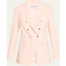 Chaqueta de invierno - Natural Chaquetas Veronica Beard Chaqueta Charleston Dickey Neblina - Pink