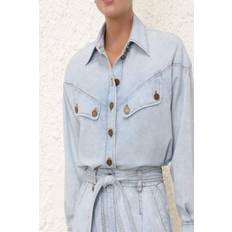 Yksi koko Paidat Zimmermann Denim Shirt Camicie - Light Blue