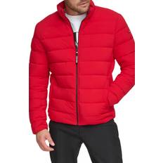 Calvin Klein Men's Stretch Puffer Jacket Deep Red