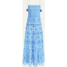 Dresses Alice + Olivia Marna Mixed Embroidery Smocked Sundress