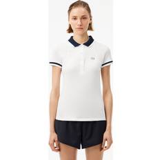 Lacoste Polo Slim Fit Stretch France Taille 44 - Blanc/Bleu Marine