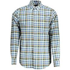 Gant Men Shirts Gant Blue Cotton Shirt