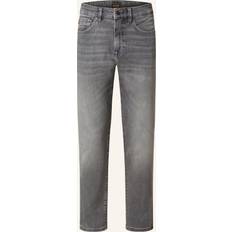 BOSS Regular-fit jeans in grey comfort-stretch denim