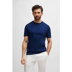 HUGO BOSS T-shirts on sale HUGO BOSS Regular-fit Crew-neck T-shirt In Mercerized Cotton