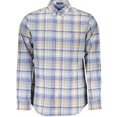 Gant Clothing Gant Light Blue Cotton Shirt