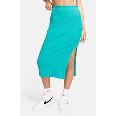 Rayon Skirts Nike Slit Rib Midi Skirt