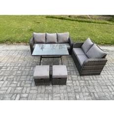 Garden & Outdoor Furniture Fimous High Back Outdoor Lounge Set, 1 Table incl. 1 Sofas