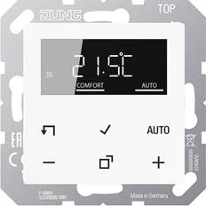 Wasser & Abwasser Jung Raumtemperaturregler TRDA1790WW m.Display Standar, Thermostat, Weiss
