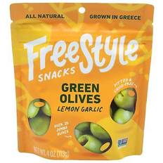 Freestyle Green Olives Lemon Garlic 1pack