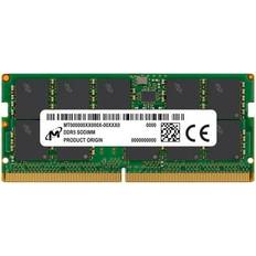 Micron 16gb ddr5-5600 sodimm mtc10c1084s1tc56br ecc memory