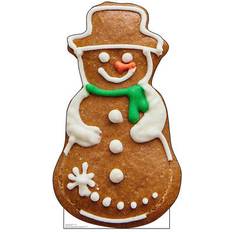 Christmas Table Decorations Advanced Graphics Gingerbread snowman cardboard cutout standup standee poster christmas cookie 50" H x 28" W