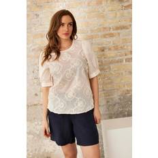 IN FRONT Malou Bluse, Farve: Cream, Størrelse: XL, Dame