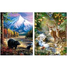Pinturas de Diamantes Diamond 2 Pack Animal Art Kits