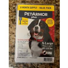 8 month supply petarmor plus for dogs flea control 89-132