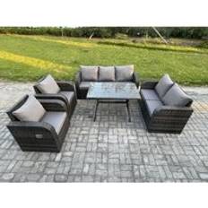 Garden & Outdoor Furniture Fimous 7 High Outdoor Lounge Set, 1 Table incl. 1 Sofas