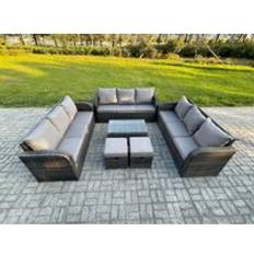 Garden & Outdoor Furniture Fimous Rattan Outdoor Lounge Set, 1 Table incl. 1 Sofas