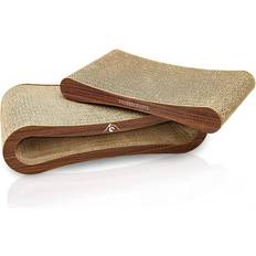 Pfotenolymp Premium Scratching Board/Scratch Lounge for Cats Scratcher/Cat Scratching Pad
