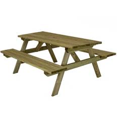 Brown Picnic Tables Garden & Outdoor Furniture Charles Bentley British Made Superior Picnic