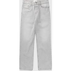 Unisex - XXL Jeans Ami Paris Tief sitzende Straight-Leg-Jeans unisex Baumwolle Grau