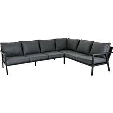 Brafab Loungesæt Havemøbler Brafab Rana Hjørnesofa 224x291 cm Sort Loungesæt