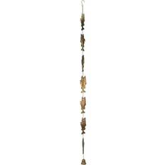 Things2Die4 by: Zeckos, Things2Die4 71 inch Copper Metal Fish Rain Chain Gutter