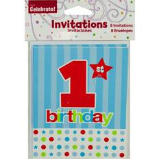 Bulk Buys Invitation Card 1st Birthday 48-pack