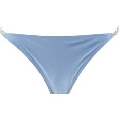 Ganni Unterwäsche Ganni Blue Emblem Mini Briefs in Glacier Lake Nylon/Spandex Women's