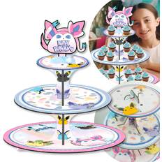 Orange Table Decorations Vintage pink fairy pokemon party cup cake stand eevee sylveon discontinued