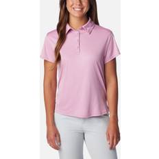 Columbia Women Polo Shirts Columbia Women's Tidal Short-Sleeve Polo T-Shirt Minuet