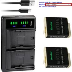 Kastar battery ltd2 charger for gopro hero12 hero11 hero9 action