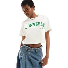 Converse T-shirts Converse – Retro Chuck – Naturvit t-shirt kort design-Vit/a