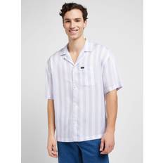 Lee Herr Skjortor Lee Jeans Camp Shirt - Lila