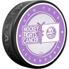 Mustang Drinkware New York Islanders Hockey Fights Cancer Puck