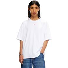 Diesel Unisex T-shirts Diesel T-shirt con patch ricamato T-Shirts Unisex Bianco