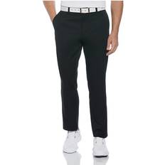 Black - Golf Pants PGA tour Men's Solid Active Waistband Golf Chino Pants Caviar