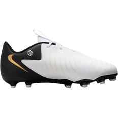 NIKE Rasenschuhe (FG) Fußballschuhe NIKE Jr. Phantom GX 2 Academy MG - White/Metallic Gold Coin/Black