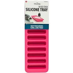 Ice Cube Trays SE 10 Stick Red Silicone Ice Cube Tray