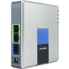 Linksys Linksys pap 2t- na nippe voip telefon adapter voip telefon linksys pap 2t internett telefon adapter til telefonporter uten butikkboks