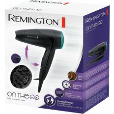 Remington Hairdryers Remington travel hair dryer with diffuser & compact