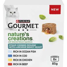 Gourmet Natures Creations Cat food Mixed selection Mousse 8x85g